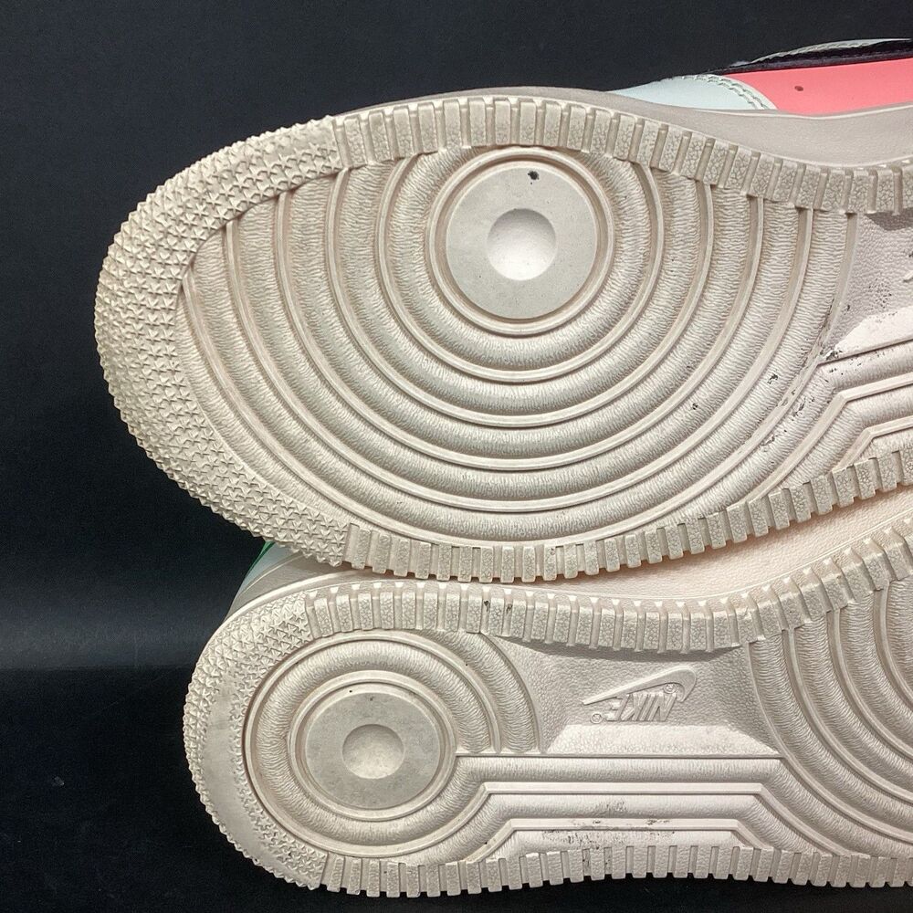 Nike Air Force 1 '07 Sail Multi Women Sz 7 White + Retro Colors Shoes DJ5933-100 - Picture 7 of 9